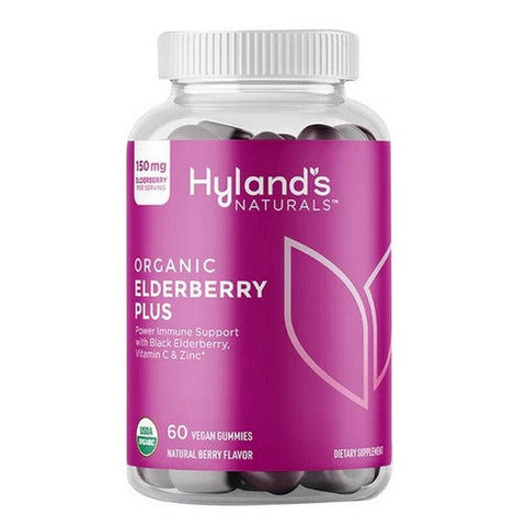Hylands, Organic Elderberry Plus Gummies, 60 Count Hylands