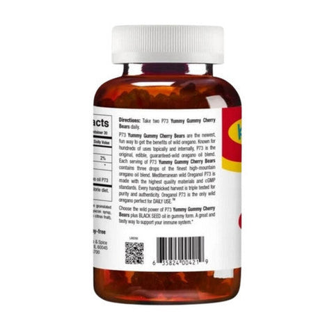 North American Herb & Spice, Kid E Kare Cherry Bear Gummies, 60 Count North American Herb & Spice