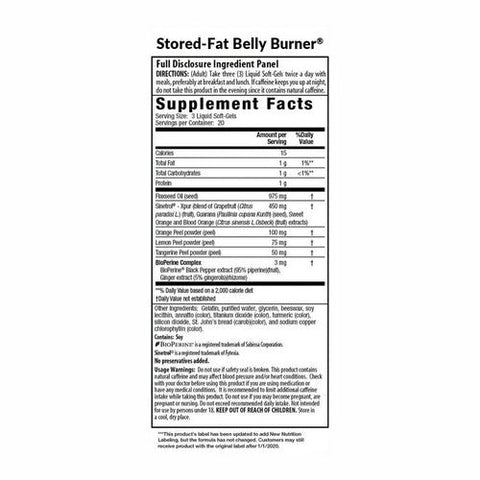 Irwin Naturals, Stored-Fat Belly Burner, 60 Softgels Irwin Naturals