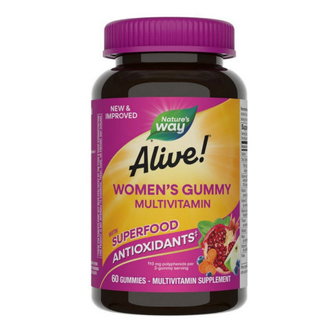 Alive! Women’s Gummy Multivitamin Mixed Berry 60 Gummies by Nature's Way