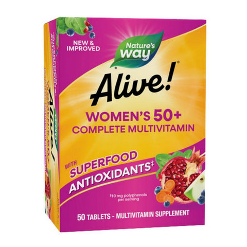 Alive! Women’s 50+ Complete Multivitamin 50 Tablets by Nature's Way