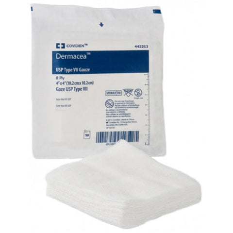 Cardinal, Dermacea Sterile USP Type VII Gauze Sponge 4 x 4 Inch, Box Of 25 Cardinal