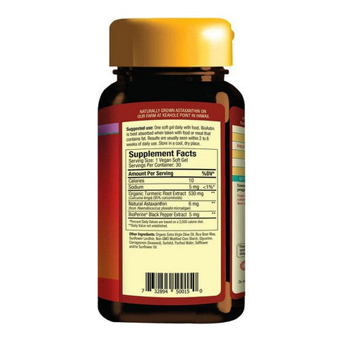 Nutrex Hawaii, Bioastin Tumericastin, 30 SoftGels Nutrex Hawaii