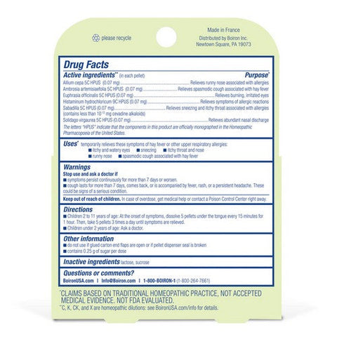 Boiron, Allergy Calm Kids Pellets, 3 Count Boiron