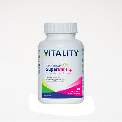 Vitality, VITALITY Time Release Super Multi+, 60 Tabs Vitality