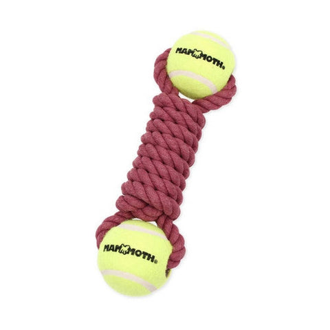 Mammoth Pet Products, Mammoth Pet Products Twister Bone w/2 Tennis Balls Dog Toy, Purple, 1 Each/LG, 12 in Mammoth Pet Products