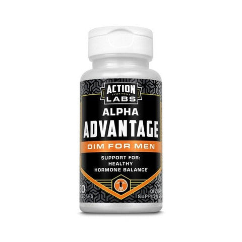 Action Labs, Dim For Men Alpha Advantage, 30 Veg Caps Action Labs
