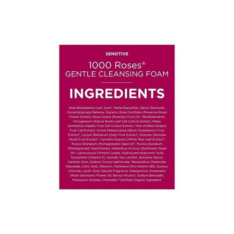 Andalou Naturals, 1000 Roses Gentle Cleansing Foam Sensitive, 5.5 Oz Andalou Naturals