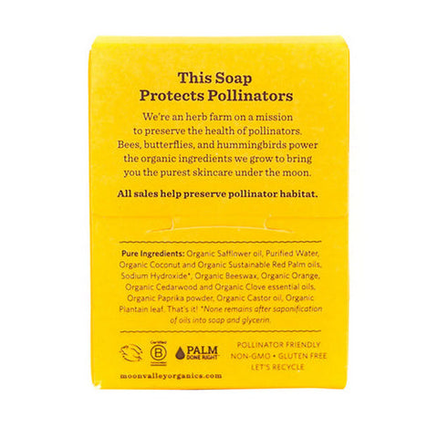 Moon Valley Organics, Orange Spice Herbal Soap, 4 Oz Moon Valley Organics