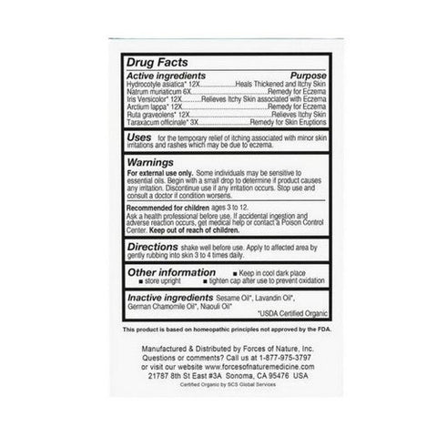 Forces of Nature, Eczema For Kids, 5 Ml Forces of Nature