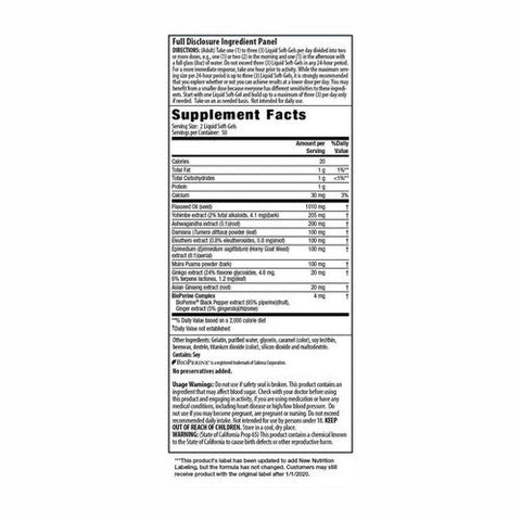 Irwin Naturals, Yohimbe-Plus Maximum Enhancement, 100 Softgels Irwin Naturals