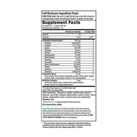 Irwin Naturals, Anti-Gas Digestive Enzymes, 45 Softgels Irwin Naturals