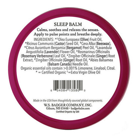 Badger Balm, Sleep Balm Tin, 21 Grams Badger Balm