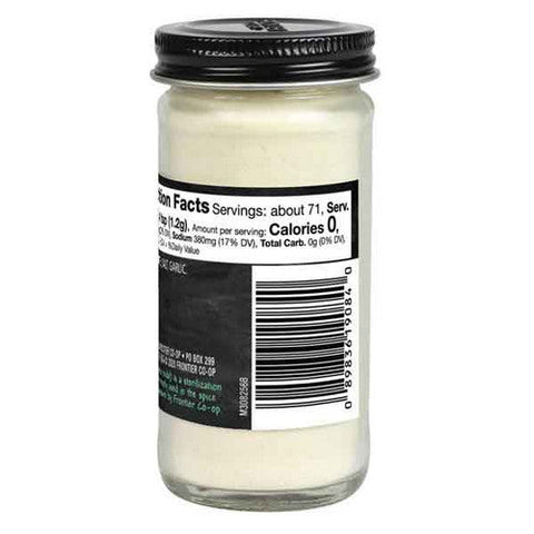Frontier Coop, Garlic Salt Seasoning, 2.29 Oz Frontier Coop