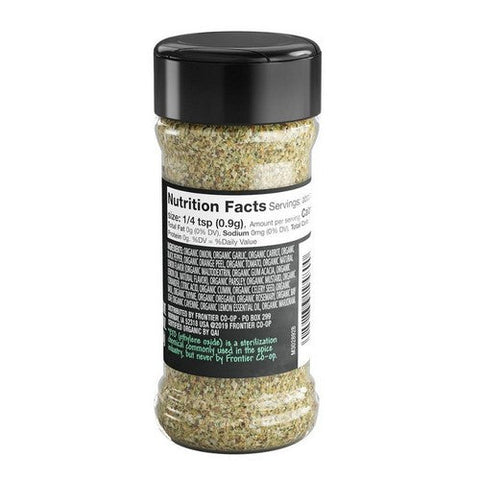 Frontier Coop, Organic Salt Free All Purpose Seasoning, 2.5 Oz Frontier Coop