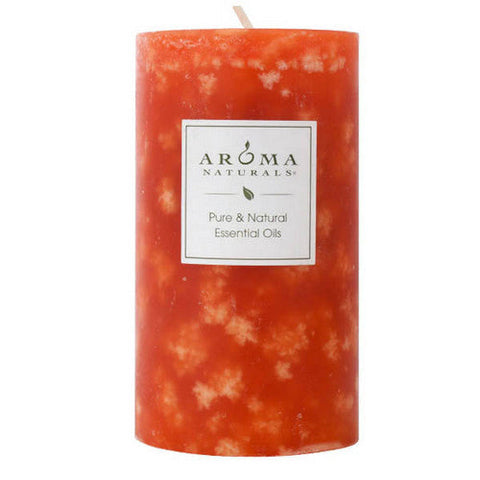 Aroma Naturals, Clarity Orange Pillar 2, 1 Candle Aroma Naturals