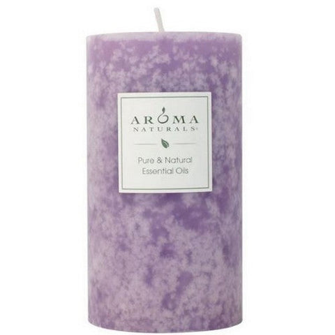 Aroma Naturals, Serenity Purple Pillar 2, 1 Candle Aroma Naturals