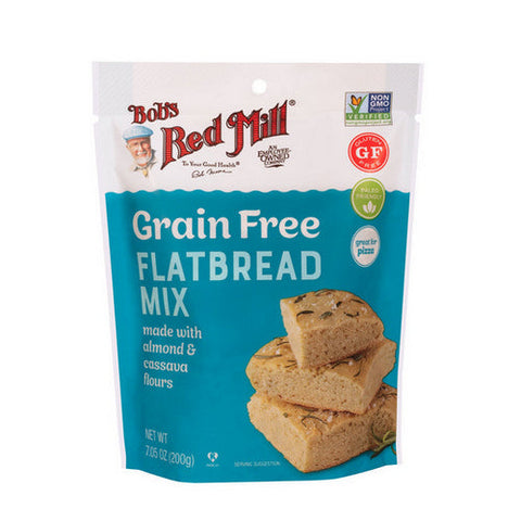 Bobs Red Mill, Grain Free Flatbread Mix, 7.05 Oz Bobs Red Mill
