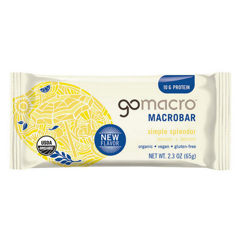 Gomacro, MacroBar Lemon And Lemon, 12 Count Gomacro