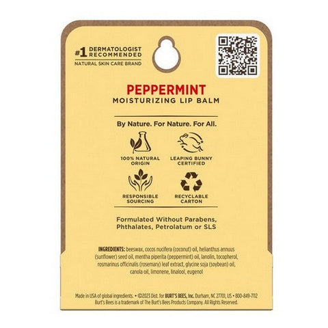 Burts Bees, Peppermint Blister Box, 0.15 Oz Burts Bees