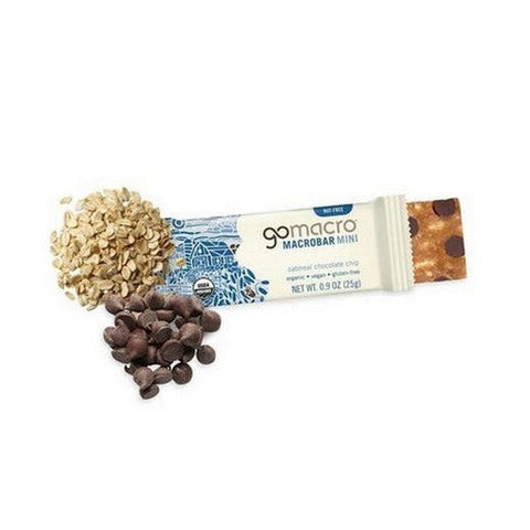 Gomacro, Organic Oatmeal Chocolate Chip Mini, 8 Count Gomacro