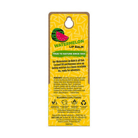 Burts Bees, Watermelon Lip Balm Tin, 0.3 Oz Burts Bees
