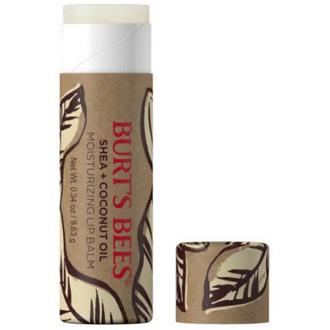 Burts Bees, Shea Coconut Oil Paper Tube Lip Balm, 0.34 Oz Burts Bees