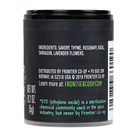 Frontier Coop, Herbes De Provence Kosher, 0.2 Oz Frontier Coop