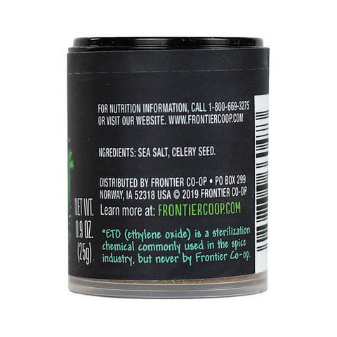 Frontier Coop, Celery Salt, 0.9 Oz Frontier Coop