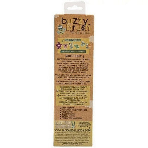 Jack N' Jill, Buzzy Brush Musical Electric Toothbrush, 1 Count Jack N' Jill