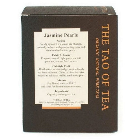 The Tao Of Tea, Jasmine Pearls Box Pyramid, 15 Sachets The Tao Of Tea