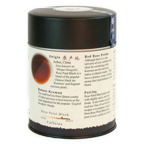 The Tao Of Tea, Sweet And Floral Blended Black Tea Rose Petal Black, 4 Oz The Tao Of Tea