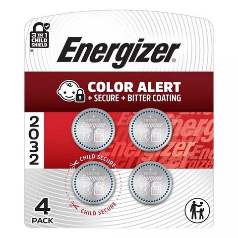 Energizer, Lithium Batteries 2032, 4 Each Energizer