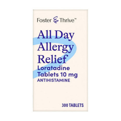 Foster And Thrive, All Day Allergy Relief Loratadine, 10 Mg, 300 Tabs Foster And Thrive