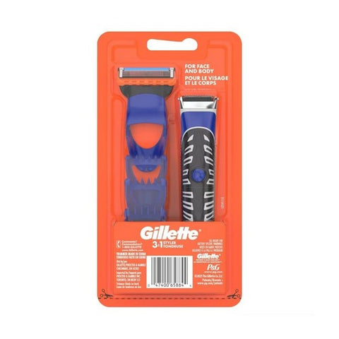 Gillette, Styler Cartridge Trimmer Battery And Combs, 1 Count Gillette