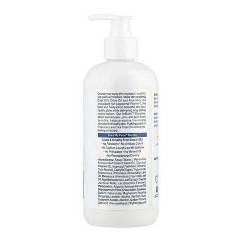 Kiss My Face, Goat Milk Hand & Body Lotion Rosemary + Tea Tree, 16 Oz Kiss My Face