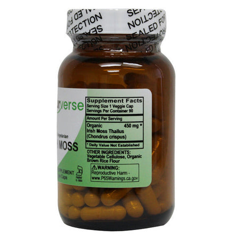 Naturverse, Irish Moss Powder Capsules, 90 VegCaps Naturverse