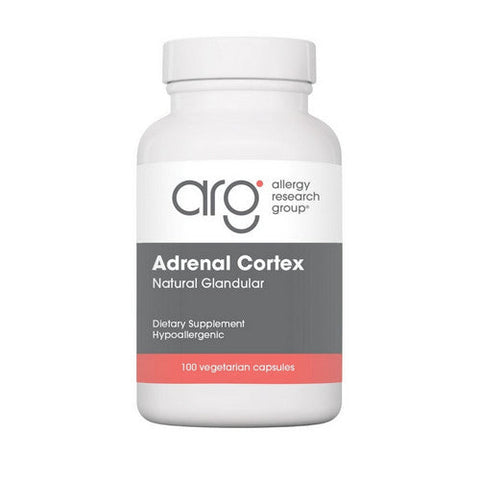 Nutricology/ Allergy Research Group, Adrenal Cortex Natural Glandular, 100 Veg Caps
