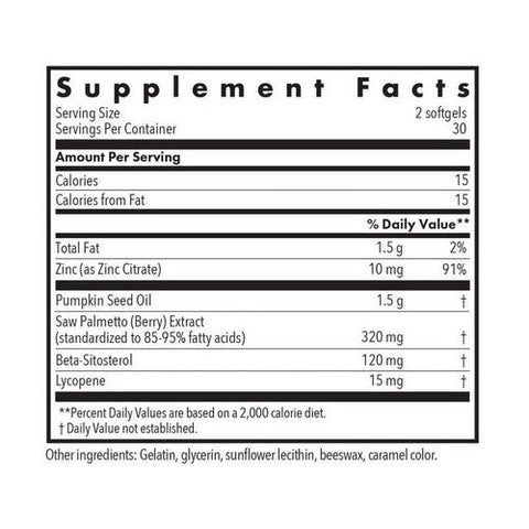 Nutricology/ Allergy Research Group, Palmetto Complex II, 60 Softgels Nutricology/ Allergy Research Group