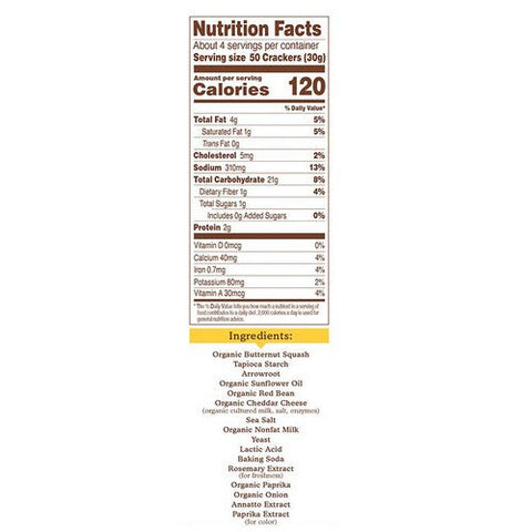 Simple Mills, Pop MMMS Veggie Flour Baked Snack Crackers Cheddar, 4 Oz (Case Of 6) Simple Mills