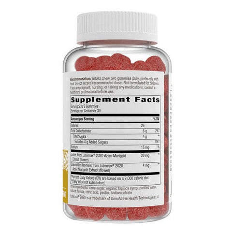 Alive, Lutein Gummies, 20 mg, 60 Count Alive