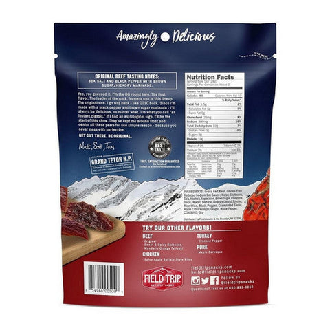 Fieldtrip, Original Beef Jerky, 2.2 Oz(Case Of 9) Fieldtrip