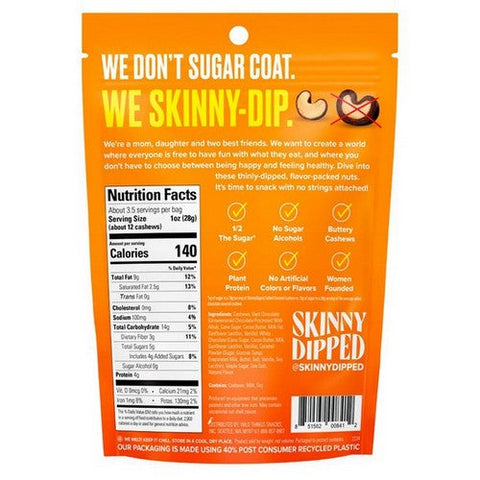 Nature Nate's, Dark Chocolate Salted Caramel Skinnydipped Cashews, 3.5 Oz(Case Of 10) Nature Nate's