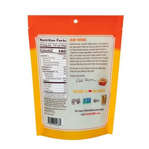 Bobs Red Mill, Peanut Butter Granola, 11 Oz(Case Of 6) Bobs Red Mill