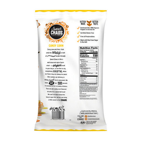 Sweet Chaos, Drizzled Popcorn Candy Corn, 5.5 Oz (Case Of 12) Sweet Chaos