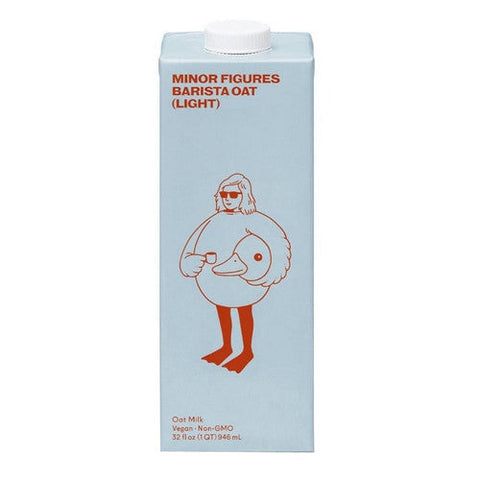 Minor Figures, Light Barista Oat Milk, 32 Oz (Case Of 6) Minor Figures