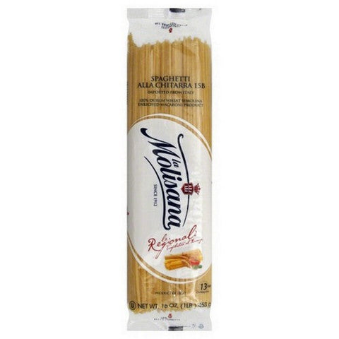 La Molisana, Spaghetto Quadrato Chitarra Pasta, 16 Oz(Case Of 18)