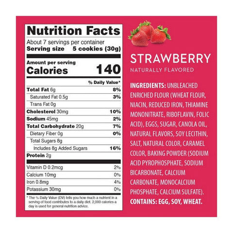 Reko, Pizzelle Strawberry Cookie, 7 Oz(Case Of 12) Reko
