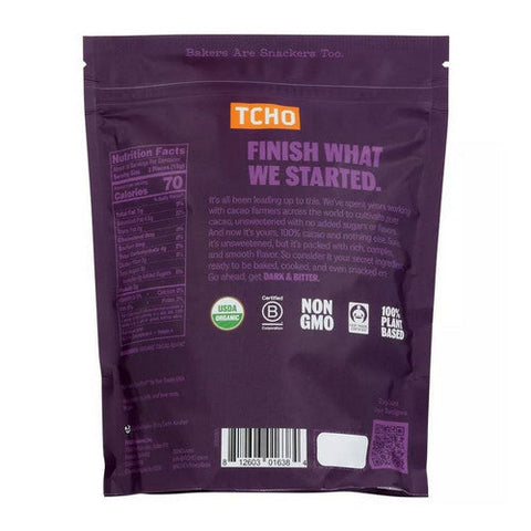 Tcho, Banking Chocolate Dark And Bitter, 8 Oz(Case Of 6) Tcho