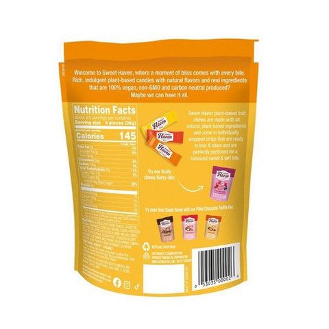 Sweet Haven, Candy Chewy Tropical Pouch, 4.44 Oz(Case Of 6) Sweet Haven